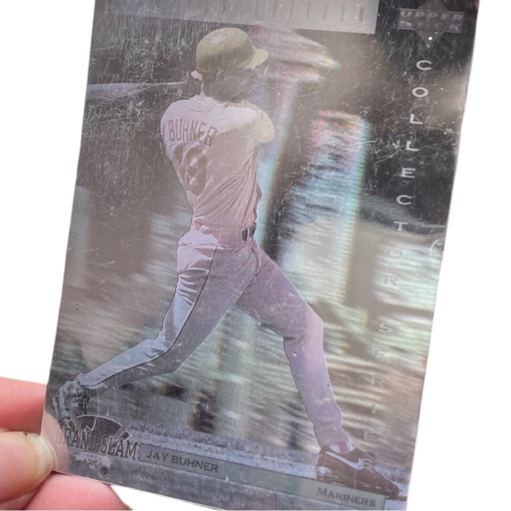 1992 Upper Deck Seattle Mariners Jay Buhner Holographic Baseball Card